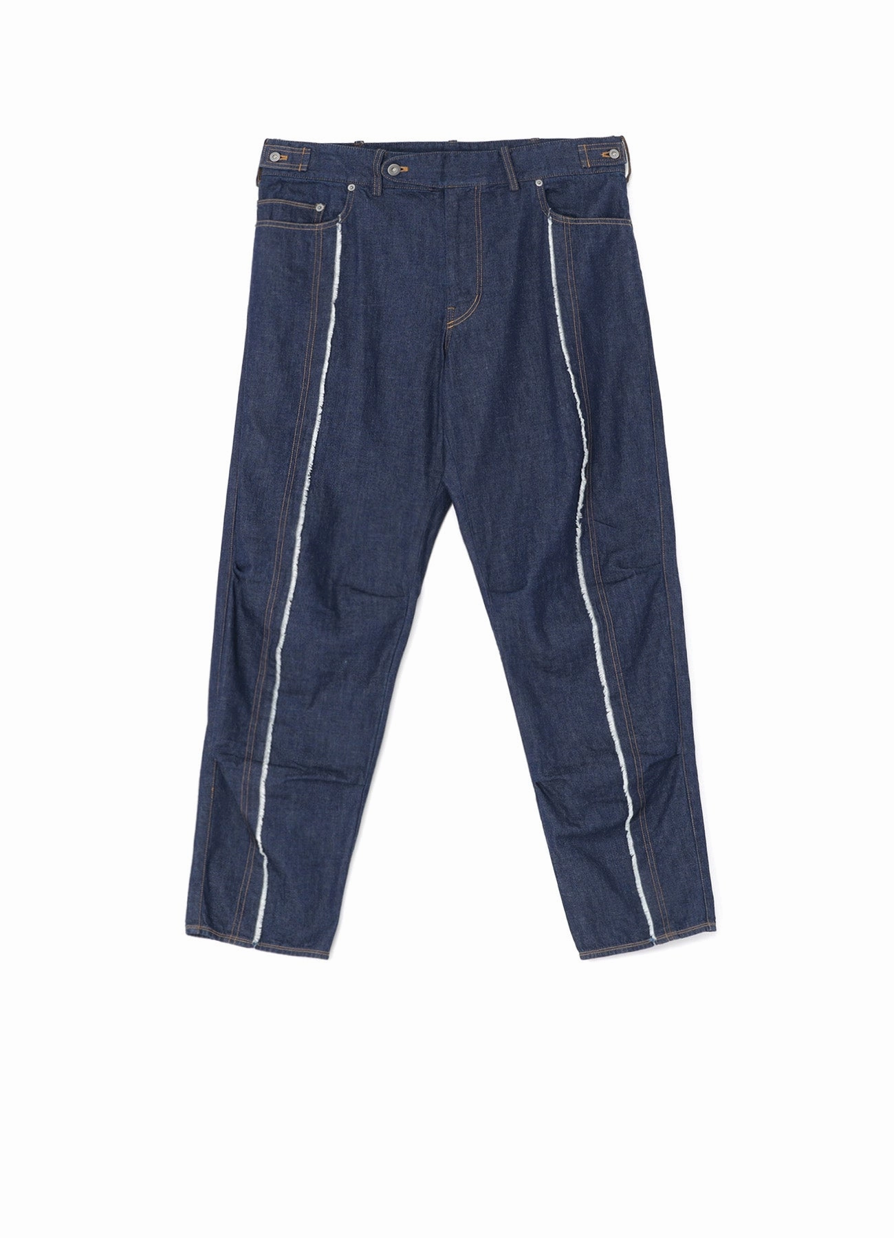 Luxe Look 8OZ DENIM PANTS WITH RIPPED LINE DETAIL