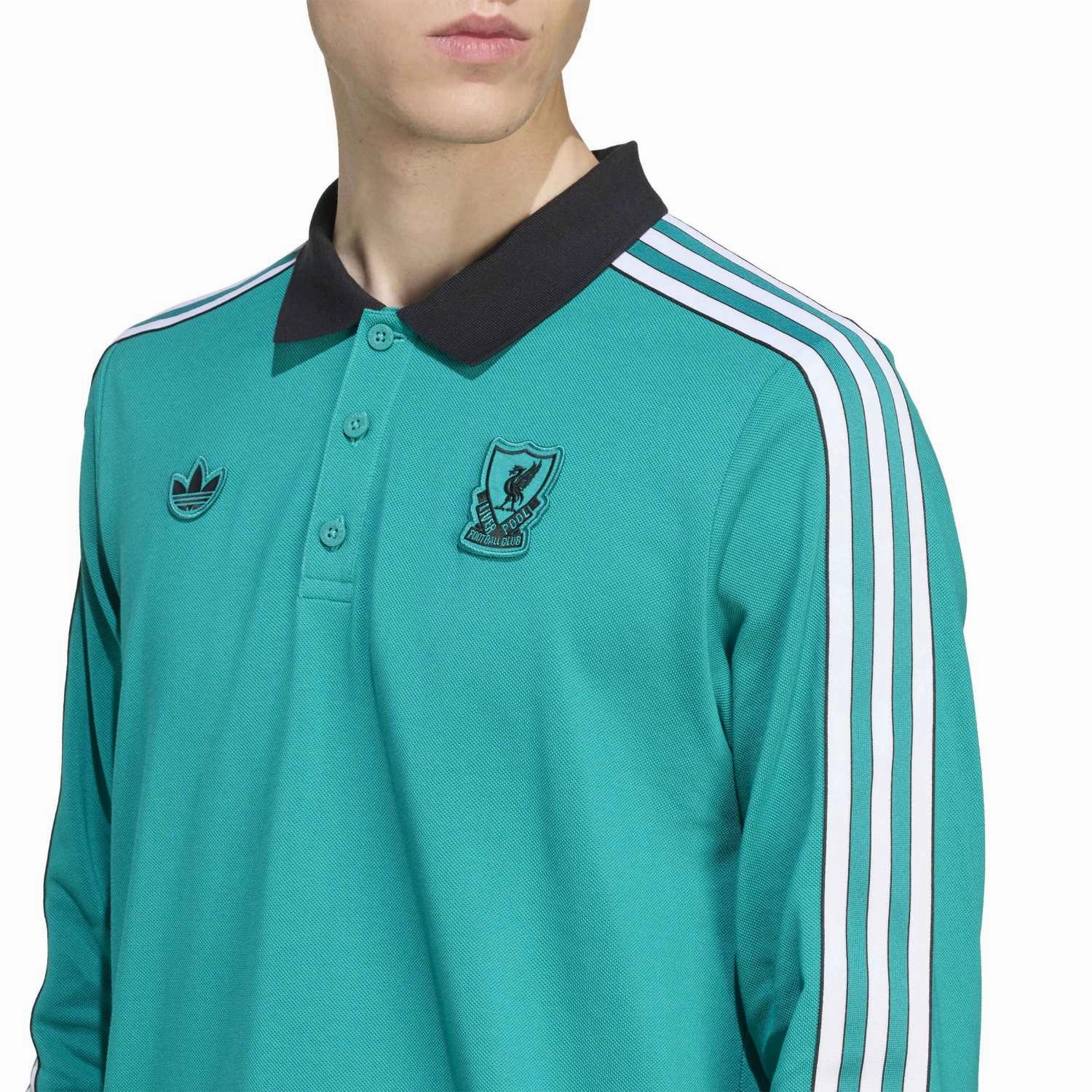 Liverpool Icon LS Polo -Mens Chic And Comfortable Basic Top