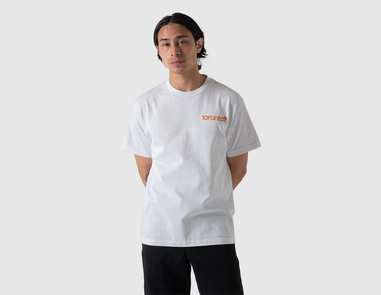 Modern Casual Sustainable size? Toronto T-shirt / White