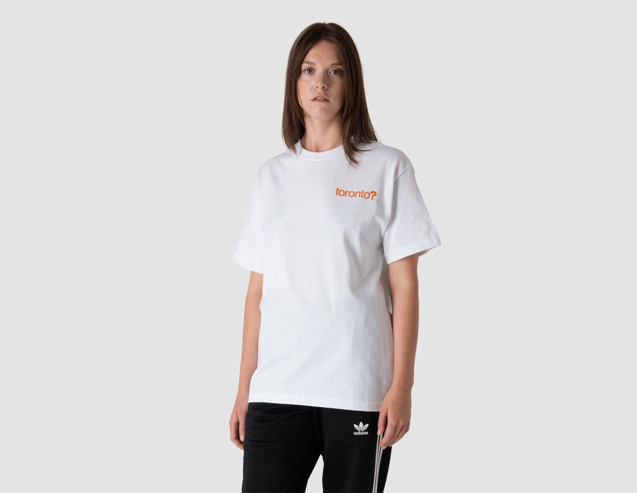 Fashionable Wear Reinforced Hemline size? Toronto T-shirt / White