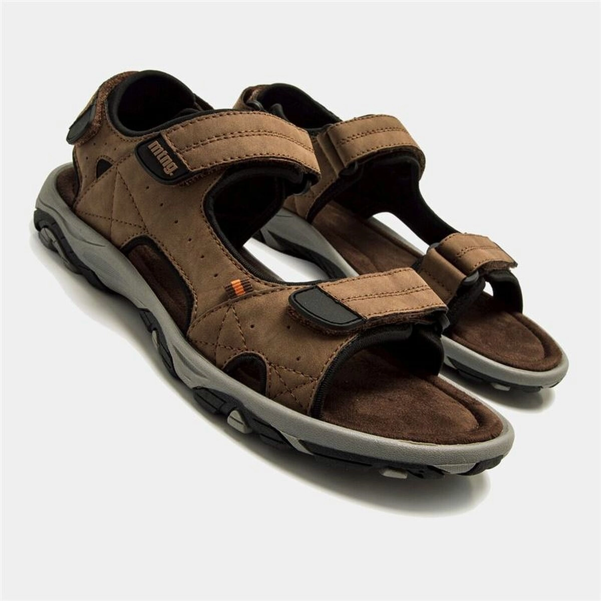 Men's Flip Flops Mustang 2025 V Attitude Brown Comfortable Breathability Strappy Design