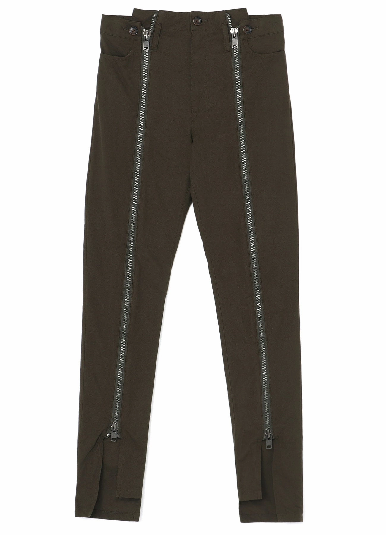 Quick Drying SLIM FIT PANTS WITH LEG ZIPPERS