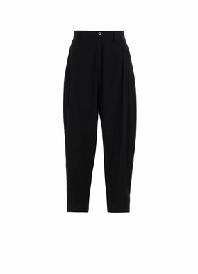 Neutral Look Airy Feel RAYON LAWN CROPED TUCK PANTS