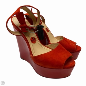 Comfortable Support Sunshine Fit Sandals Designer By Cole-haan In Red, Size: 6.5