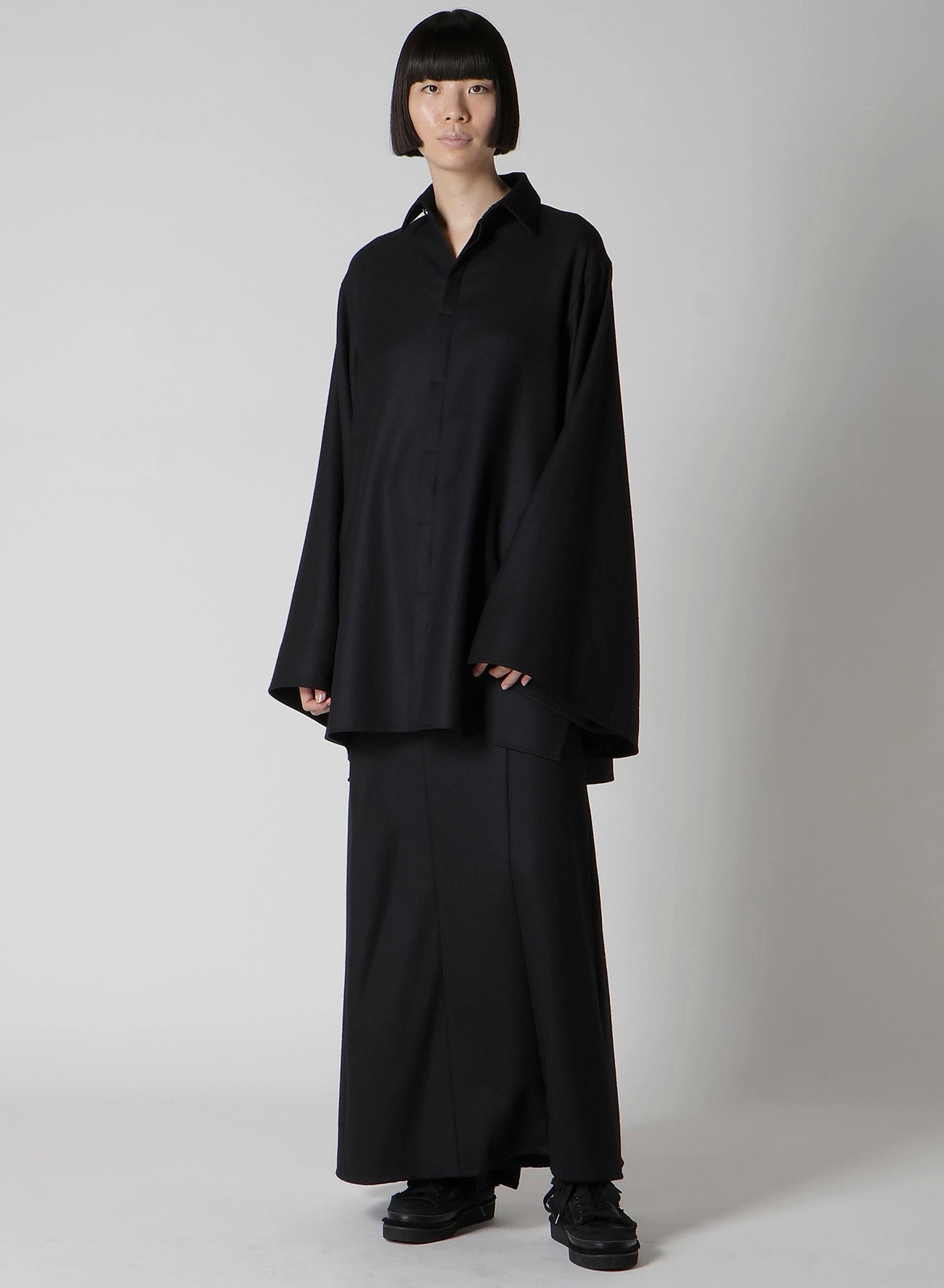 Cool Look W/SAXONY  B DRAPED HIGH WAIST SKIRT