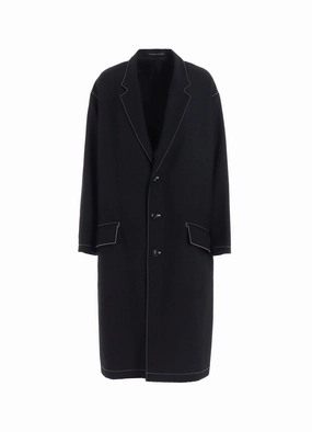 MARINE SAILOR 3-BUTTON TAILORED COAT Seamless Stitching Light Reflective Logos