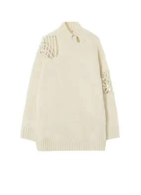 Calm Outfit OdorResistant Treatment STITCHING MACRAME DETAIL HIGH NECK PO