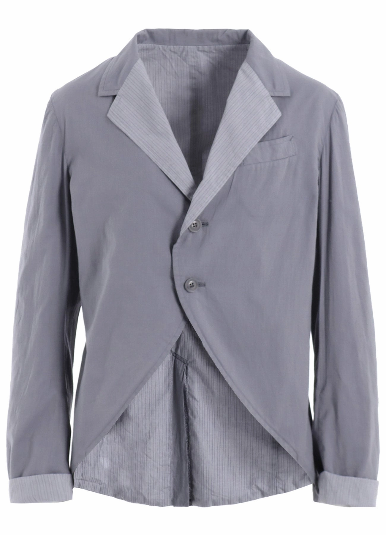 COTTON LAWN GARMENT DYE SWLLOWTAIL JACKET dry weather Promote