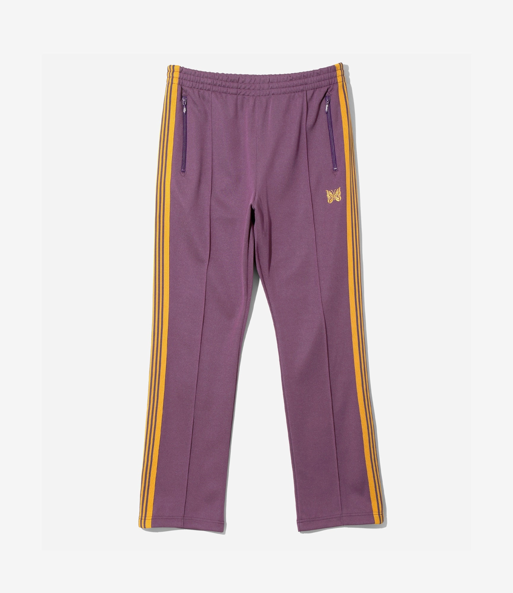 UV protection coating Slim Stretch Narrow Track Pant ?C Purple Smooth Polyester