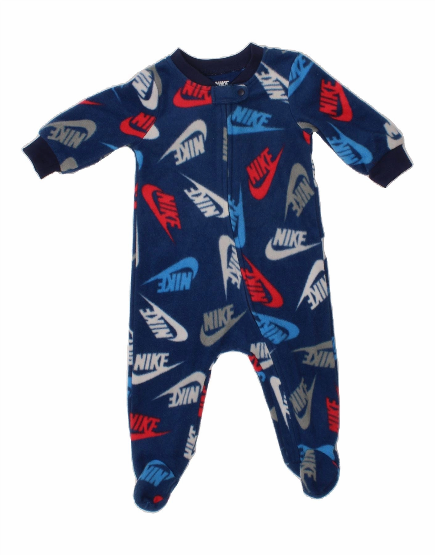 New Basic Charming Basic NIKE Baby Boys Fleece Graphic Jumpsuit 3-6 Months  Navy Blue