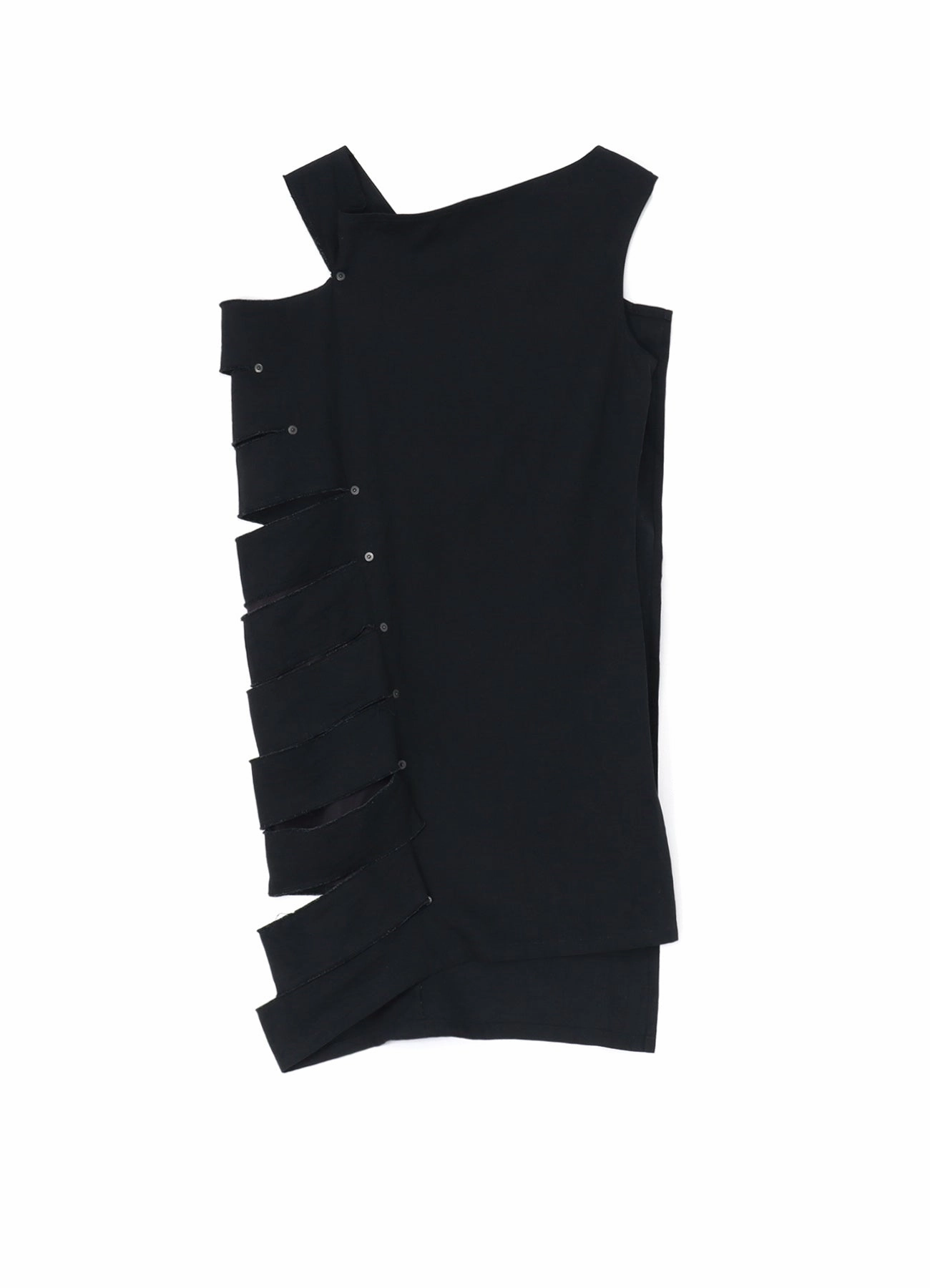 LIGHTWEIGHT DENIM SLIP DRESS WITH CUT-OUT DETAILS Vibrant Look