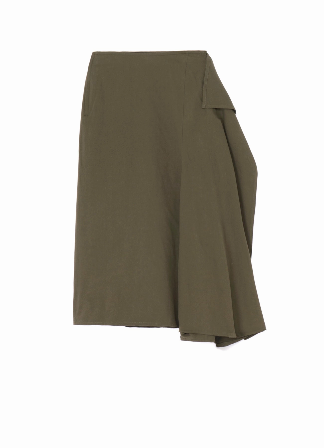 Sport Layer 30/-COTTON TWILL DRAPE DETAIL SKIRT PANTS