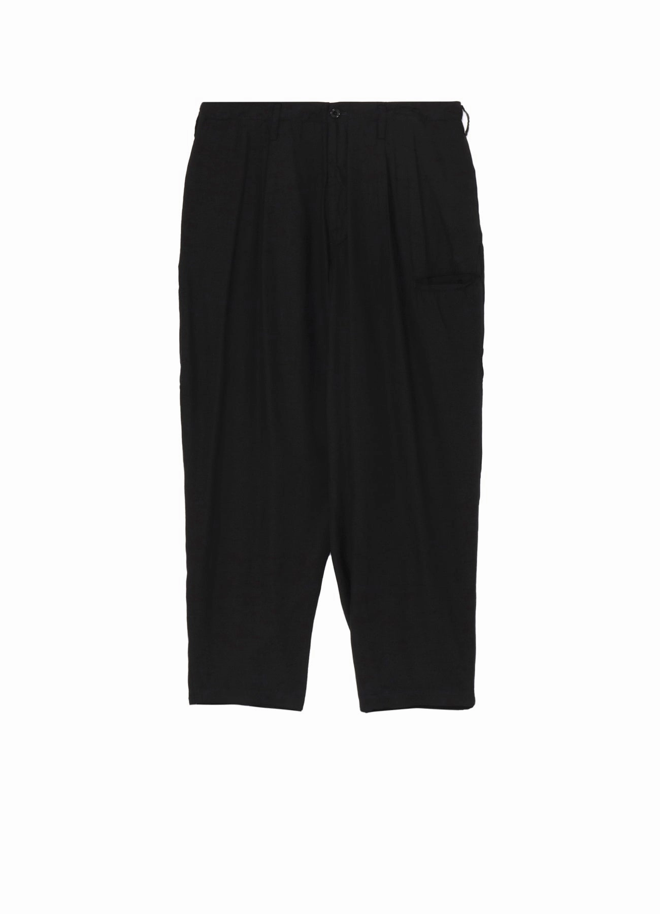 Comfortable Waistband Minimalist Look CELLULOSE VIYELLA PANTS WITH SIDE TUCK