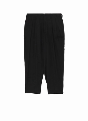 Comfortable Waistband Minimalist Look CELLULOSE VIYELLA PANTS WITH SIDE TUCK