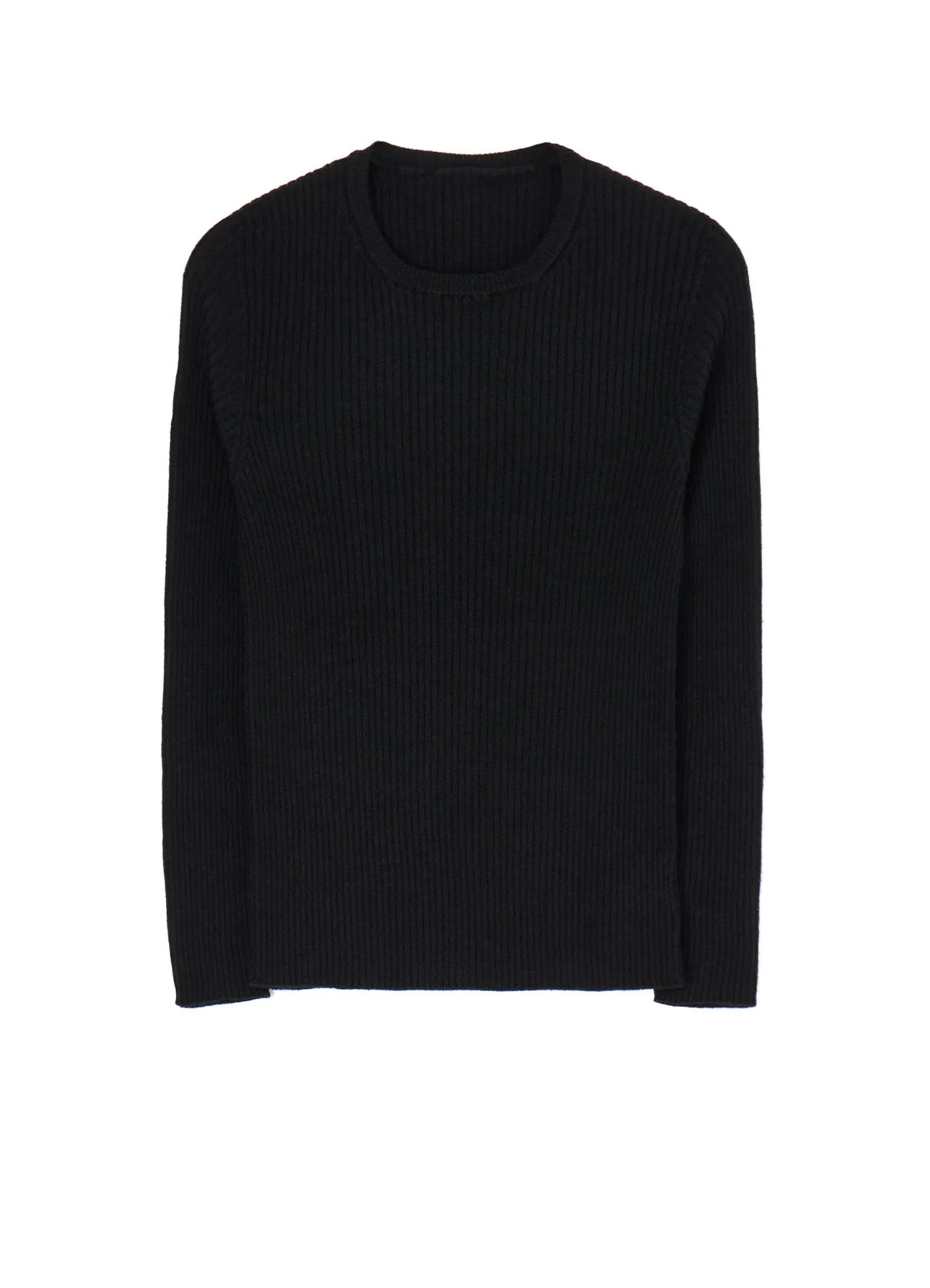 Moisture Wicking Texture 12G 3X3 RIB RIBBED ROUND NECK LONG SLV PO