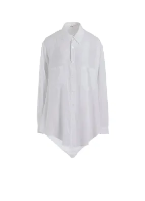 Durable Buttons SOFT LAWN HEM PUFF SHIRT
