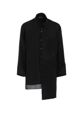 CELLULOSE LAWN ZIP DETAIL BLOUSE Winter Fashion