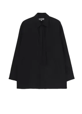 Tall Option Warm Insulation 100/2 BROAD SWITCHING BLOUSE WITH BOWTIE