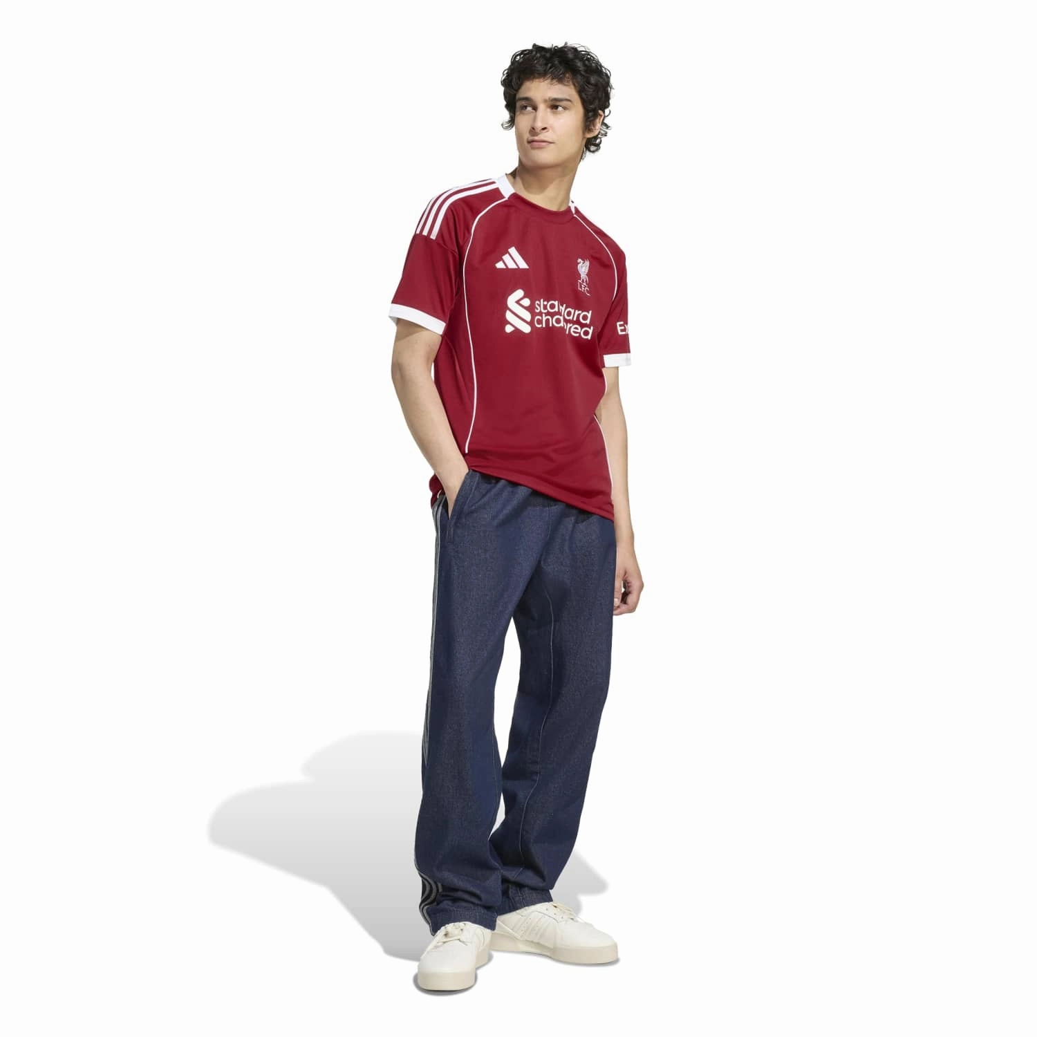 25/26 Liverpool Authentic Home Jersey -Mens Ultra Soft Blended Textile Travel Style