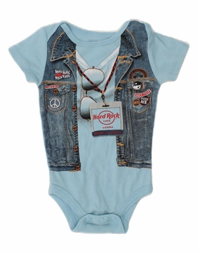 Picnic Unisex Soft Shopping HARD ROCK CAFE Baby Boys Vienna Graphic Bodysuit 3-6 Months Blue
