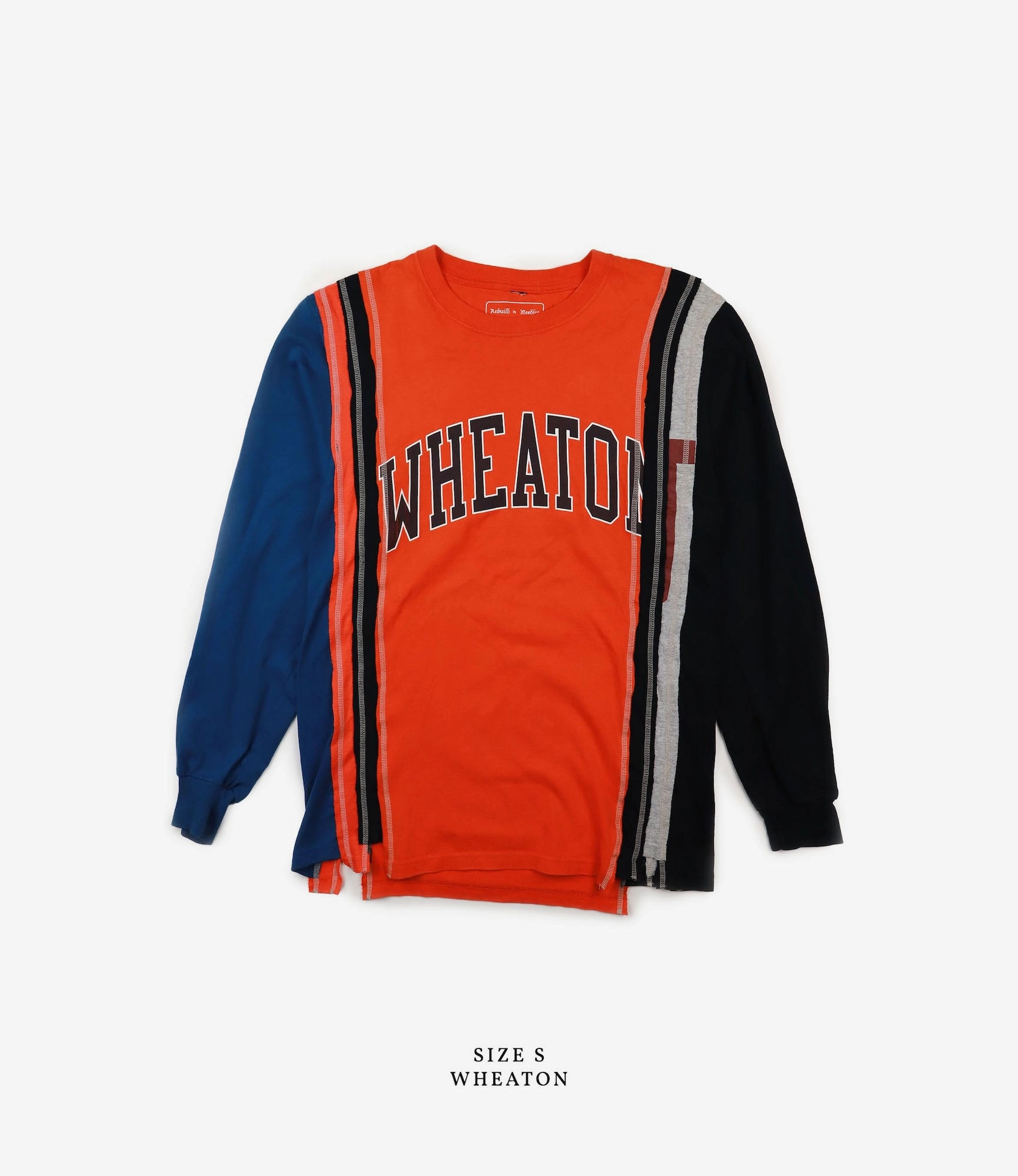 Comfortable clothing Effortless Wearable 7 Cuts Long Sleeve College T-Shirt