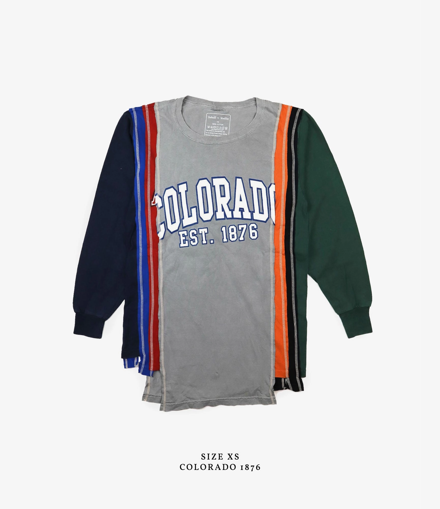 family gathering Outdoor Trend Look 7 Cuts Long Sleeve College T-Shirt