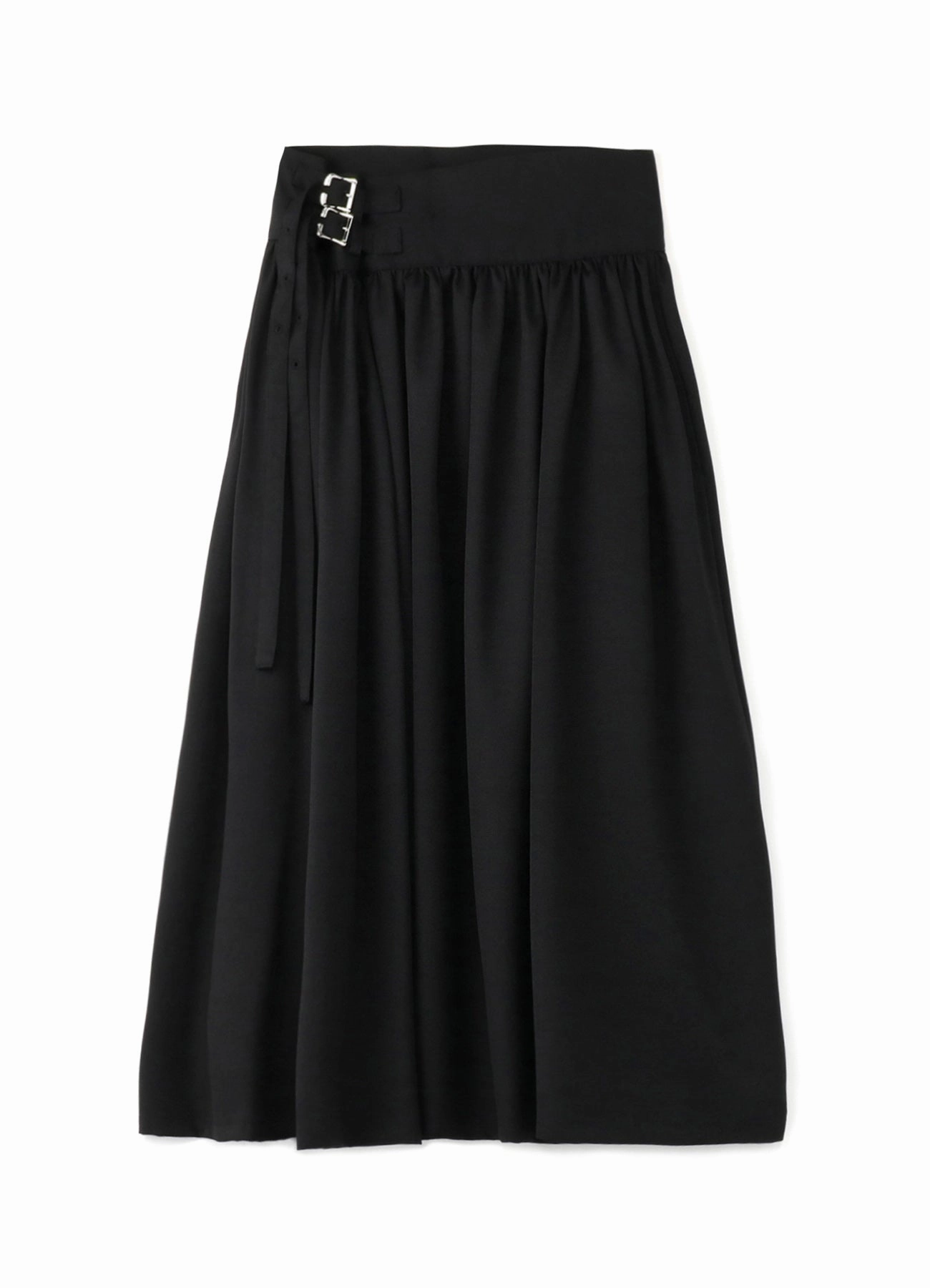 Standard W/Gabardine Long Gathered Skirt Dry-Clean-Only