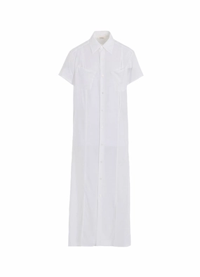 Motion Light SOFT LAWN HALF SLEEVE SLIT DRESS