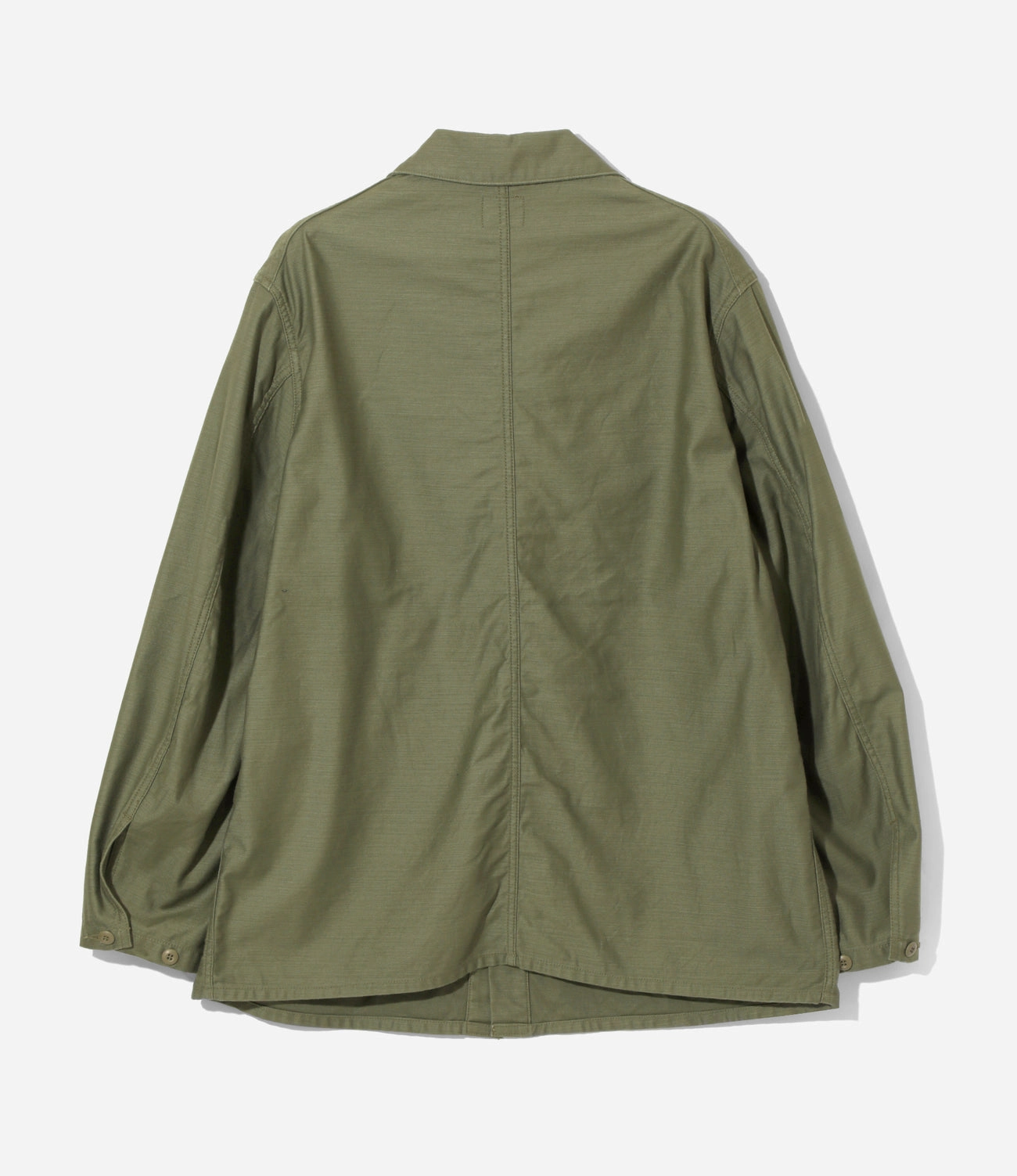 YKK Zipper Hardware Coverall ?C Olive Reversed Sateen