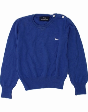 HARMONT & BLAINE Baby Girls Crew Neck Jumper Sweater 12-18 Months Blue UPF Protection