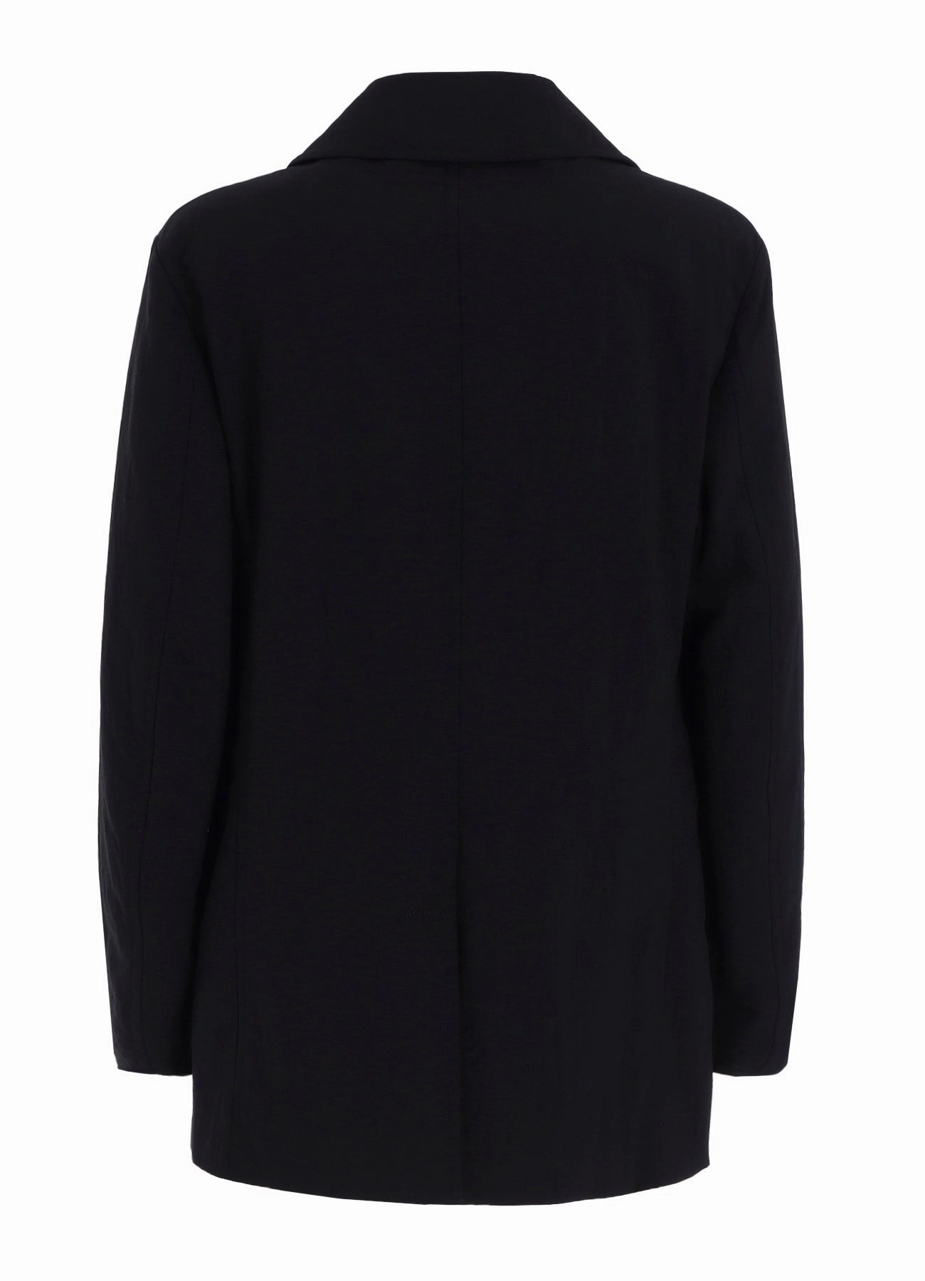 Compression Fit Design NYLON TASLAN PEACOAT WITH THINSULATE