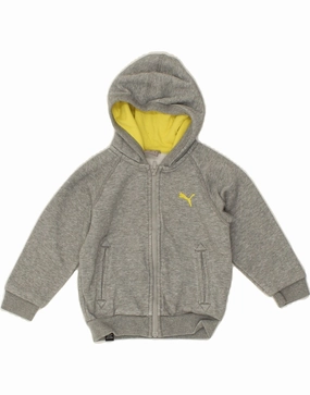 Layer Trend Modern Layer PUMA Baby Boys Zip Hoodie Sweater 12-18 Months Grey Cotton