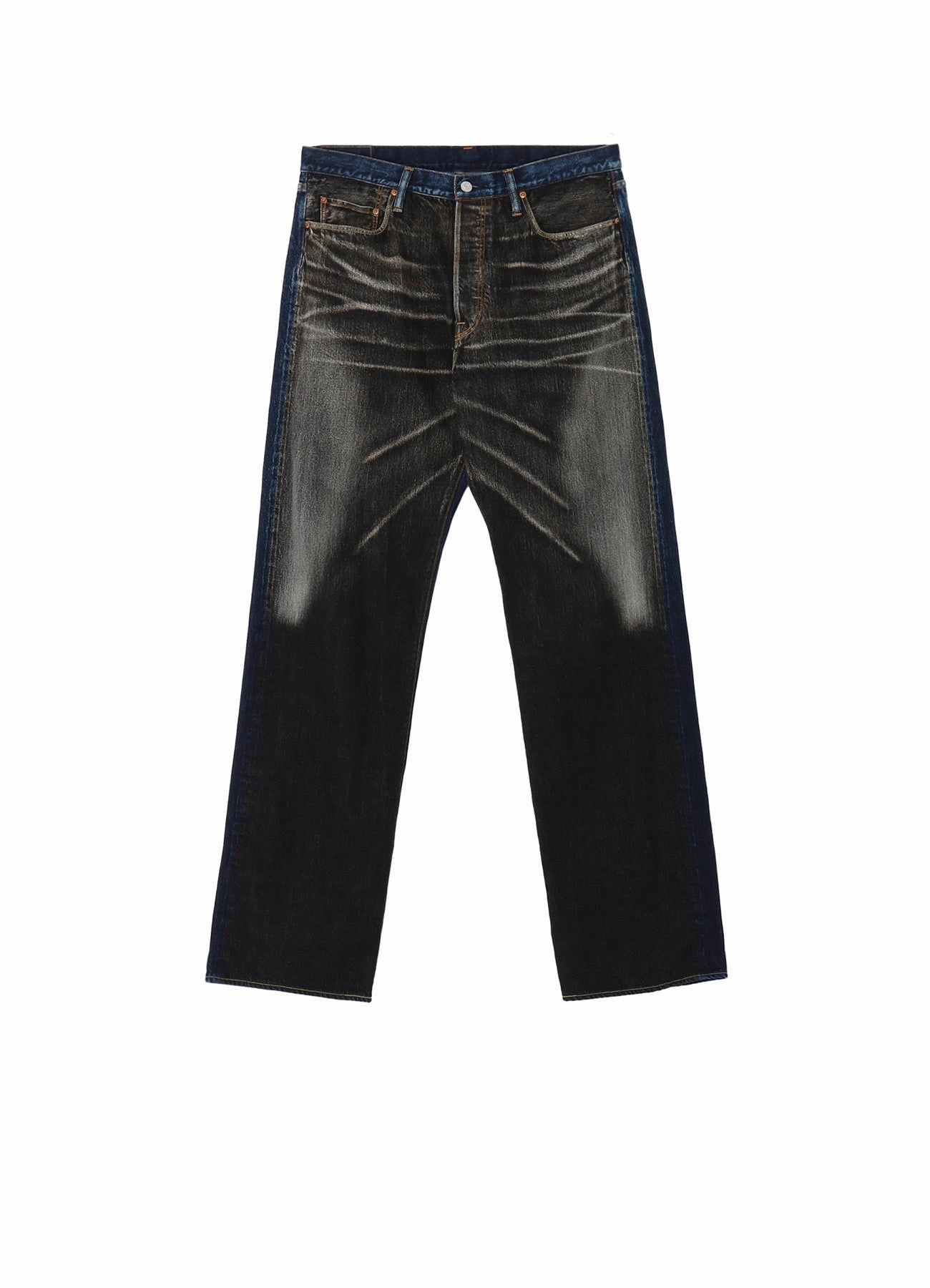 Stretchable Waist SP 14OZ/MW BICOLOR DENIM PANTS