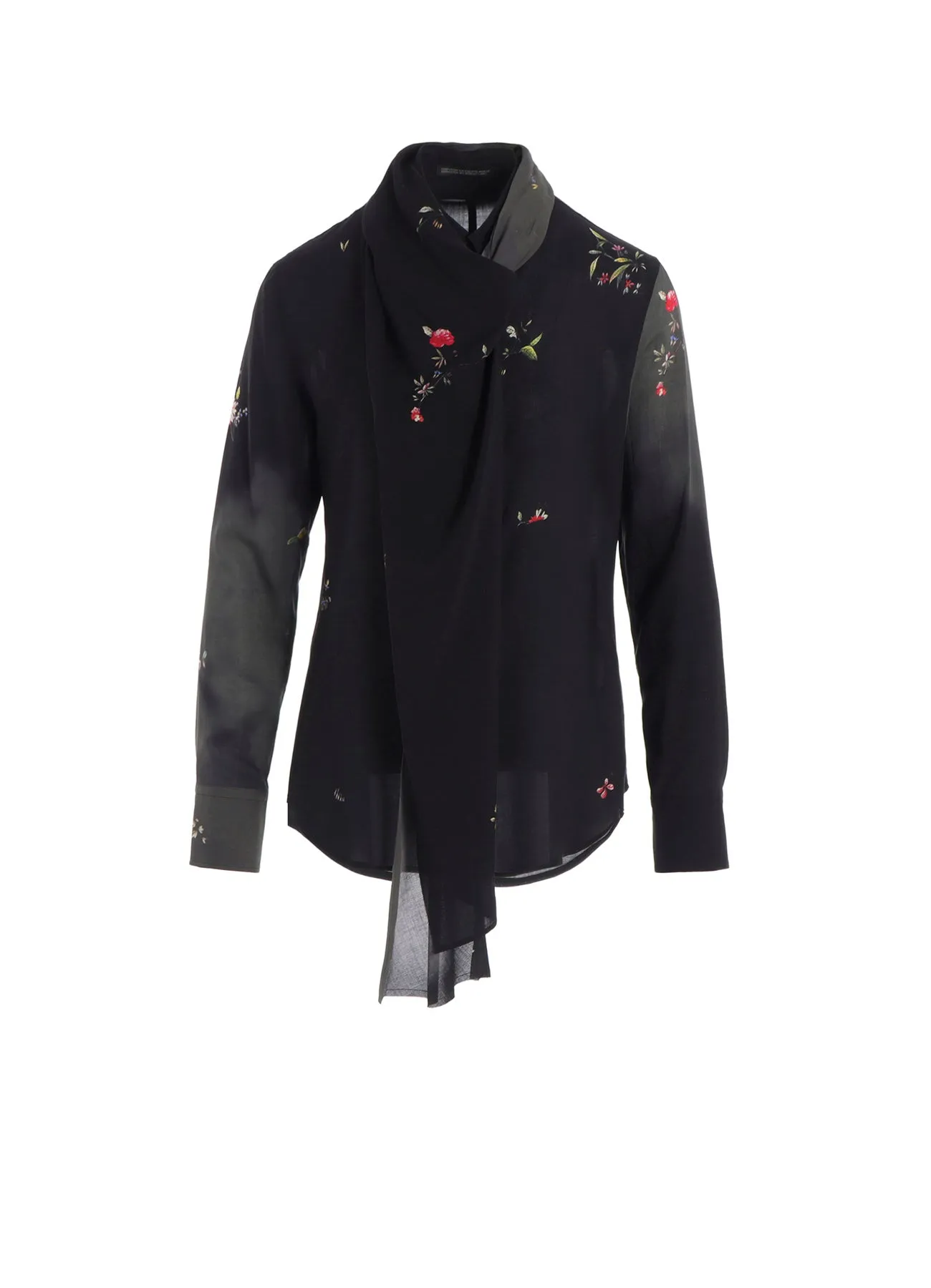 80 modal PT STOLE DETAIL BLOUSE Unstructured Shoulder