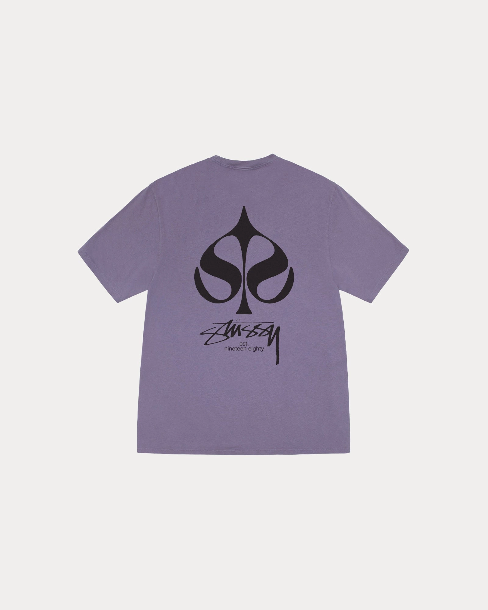 SPADE PIG. DYED TEE Light Fashion Elegant and Relaxed