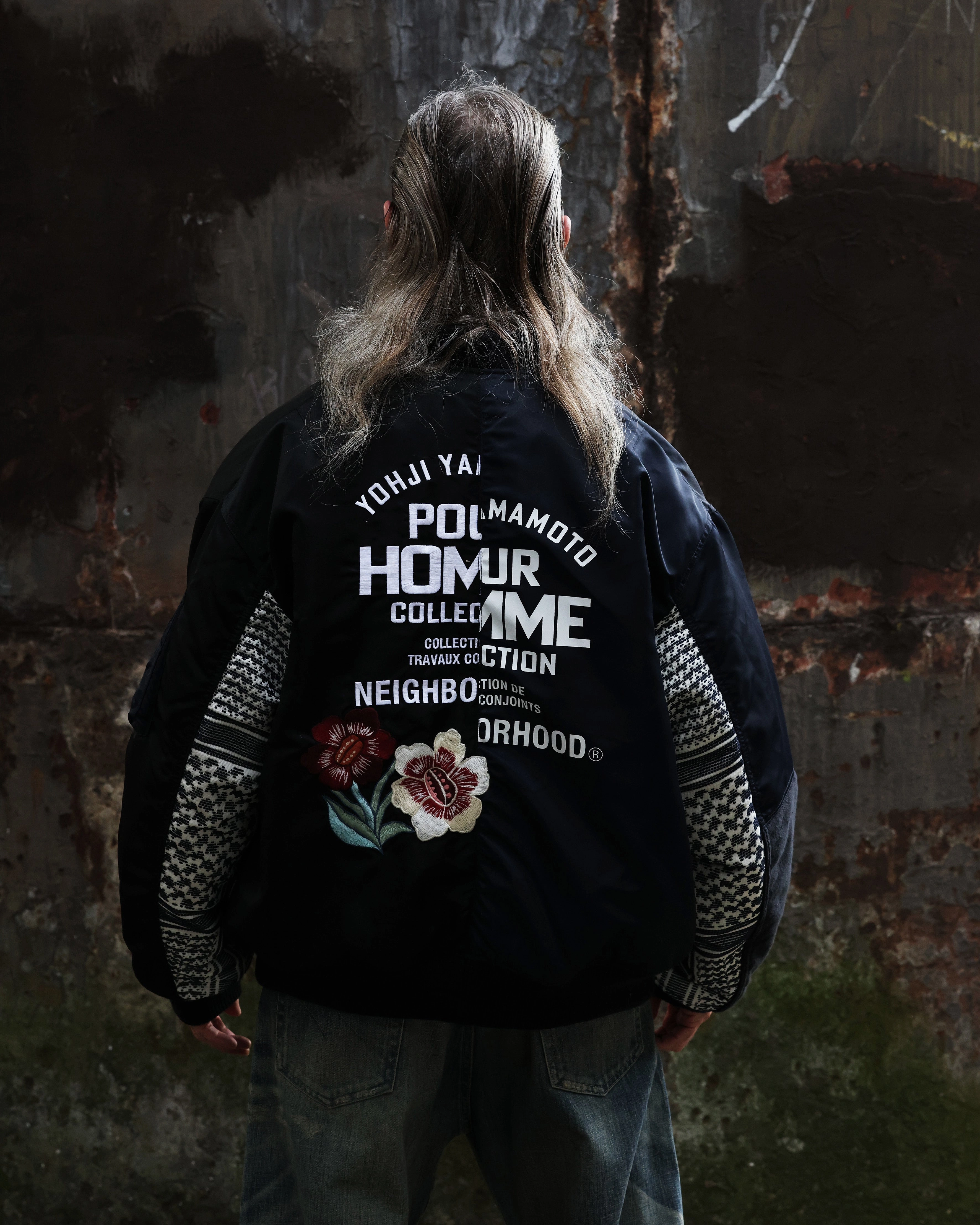 Breathable mesh lining Bargain Yohji Yamamoto x NEIGHBORHOOD MA-1 JACKET