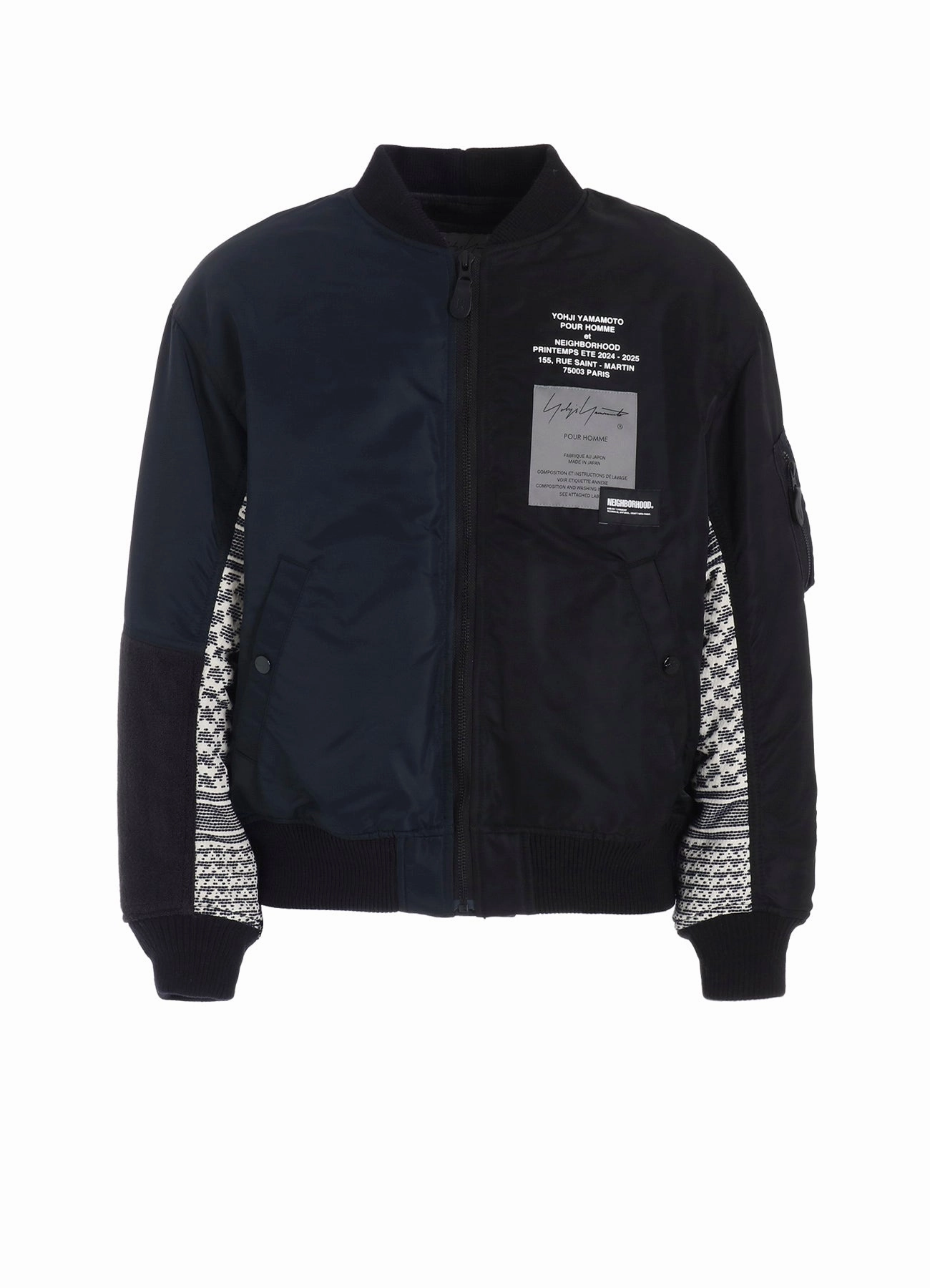 Yohji Yamamoto x NEIGHBORHOOD MA-1 JACKET MultiPocket Design Foundation