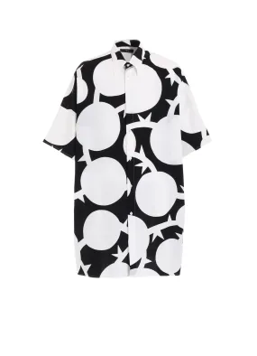 Odor control Eco-Friendly Fabric SPIKY POKA DOTS BIG SHIRT