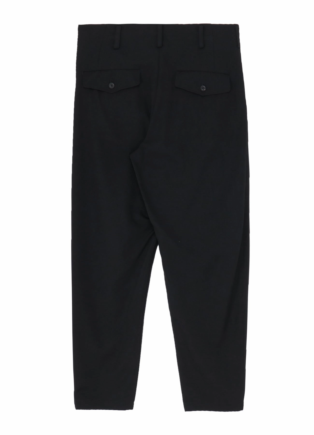 Tight Cut Relaxed Style WOOL GABARDINE 2TUCKS PANTS