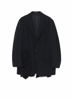 Assessment WOOL GABARDINE LEFT SIDE DRAPED JACKET