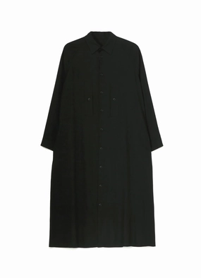 Dry-Clean-Only RY/LI SHEETING CHEST POCKET DRESS