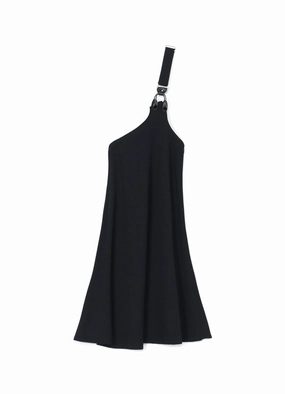 WOOL GABARDINE SHOULDER STRAP SKIRT Movement Feel Smooth Detail