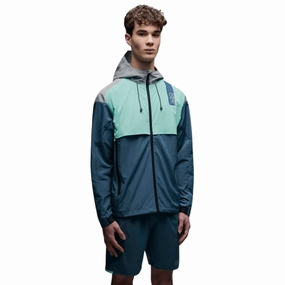 Low heel drop facilitates barefoot-like responsiveness OEX Repel Windrunner Jacket Men