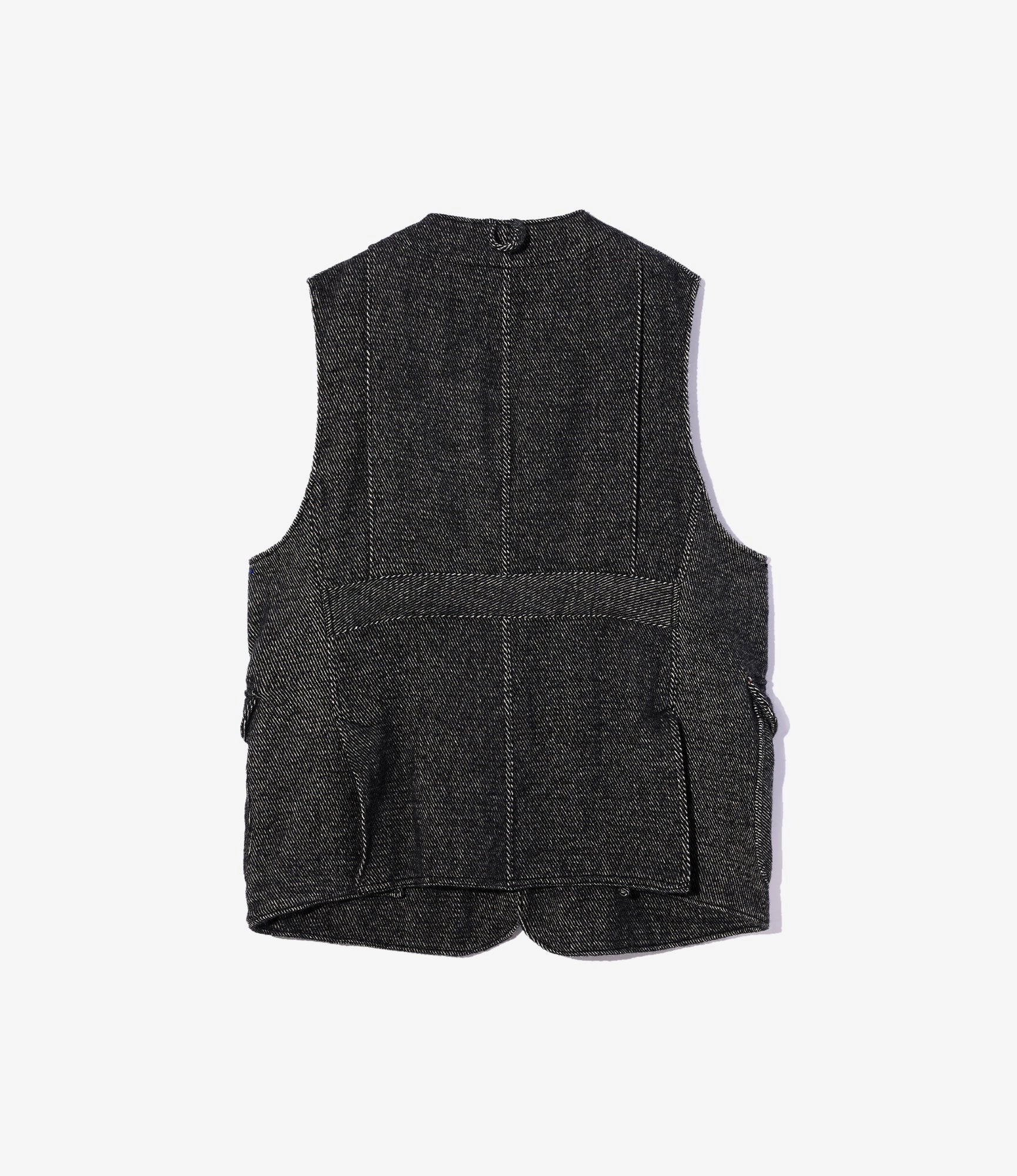 novice soldiers Minimal Flexible Hunting Jacket ?C Black Shaggy Wool Twill