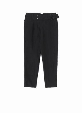 HIGH TWISTED GABARDINE LOW-RISE BELTED PANTS Outdoor Adventure