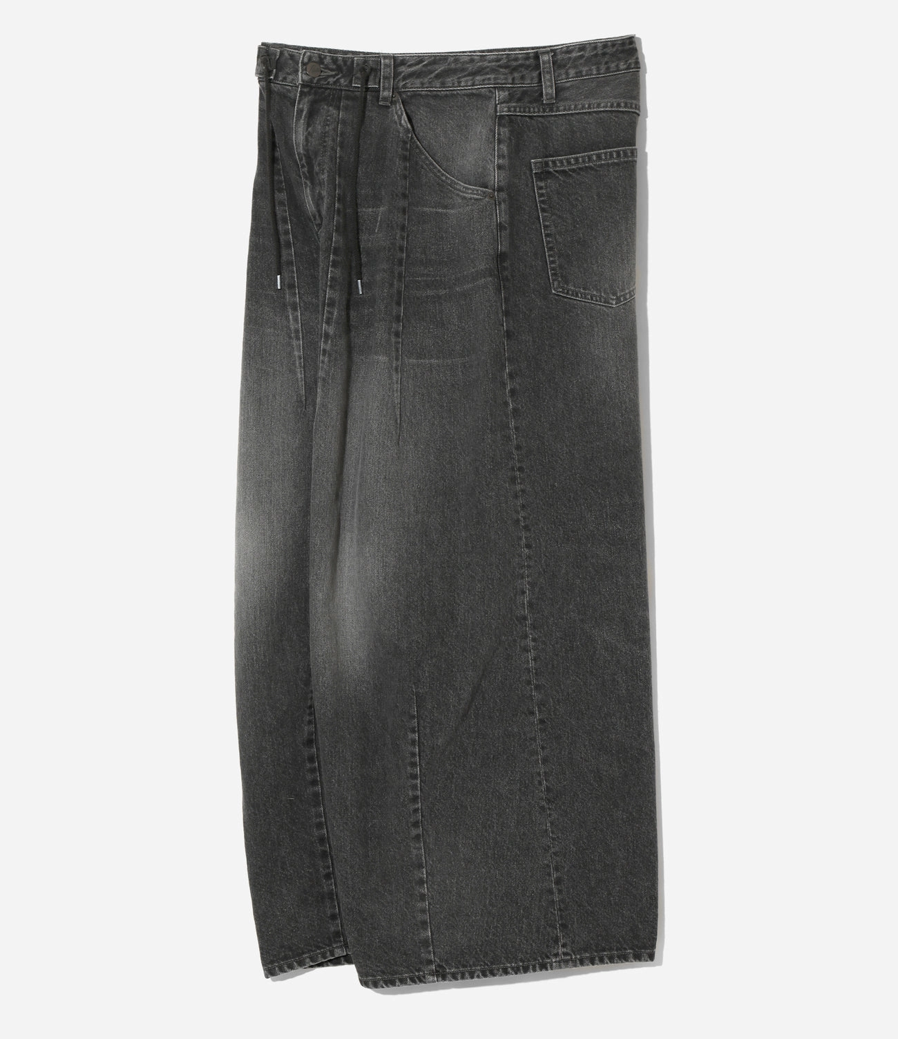 HD Baggy Jean ?C Black 12oz Denim Body shaping