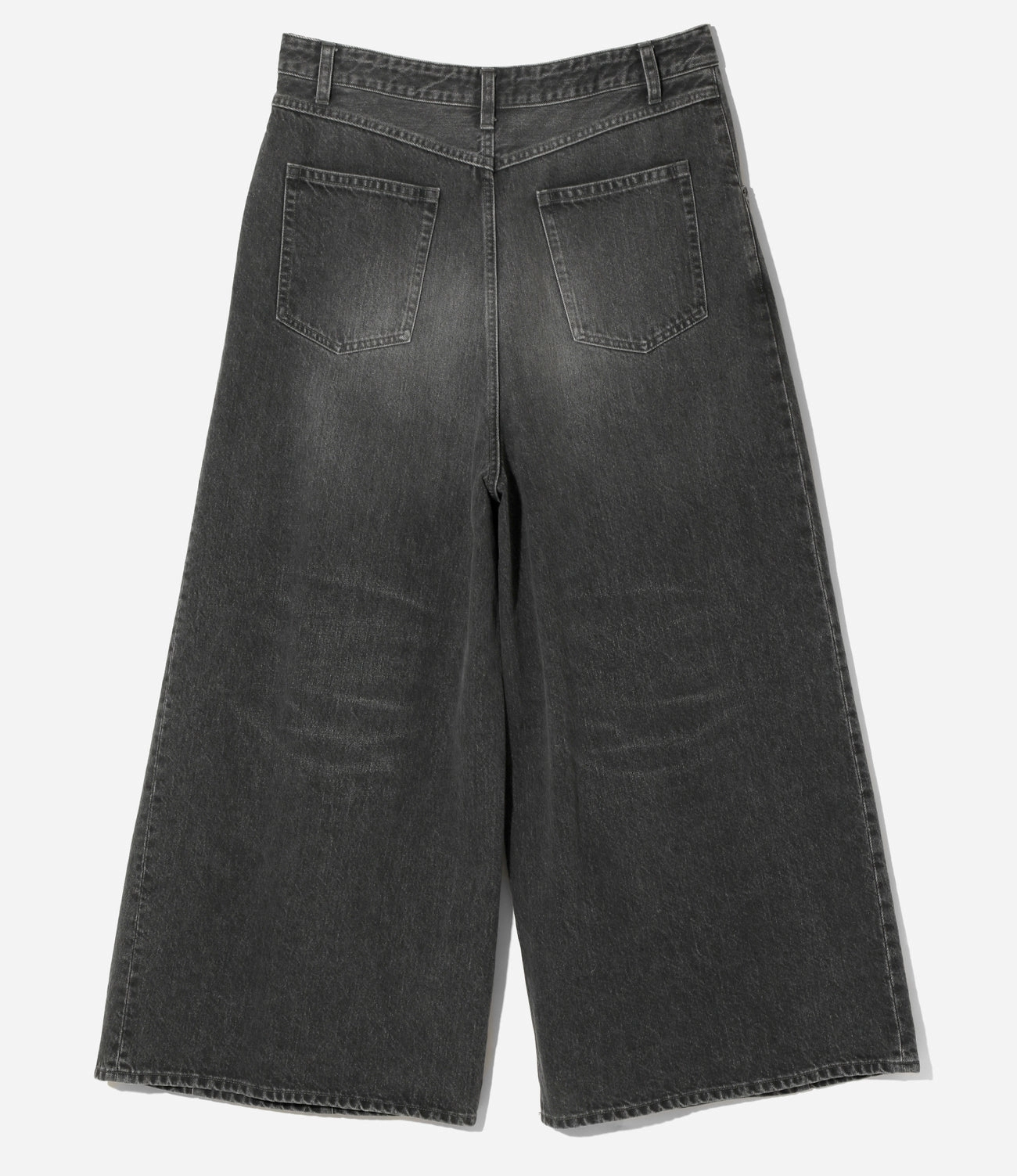 Casual Chic Look Durable Fabric HD Baggy Jean ?C Black 12oz Denim