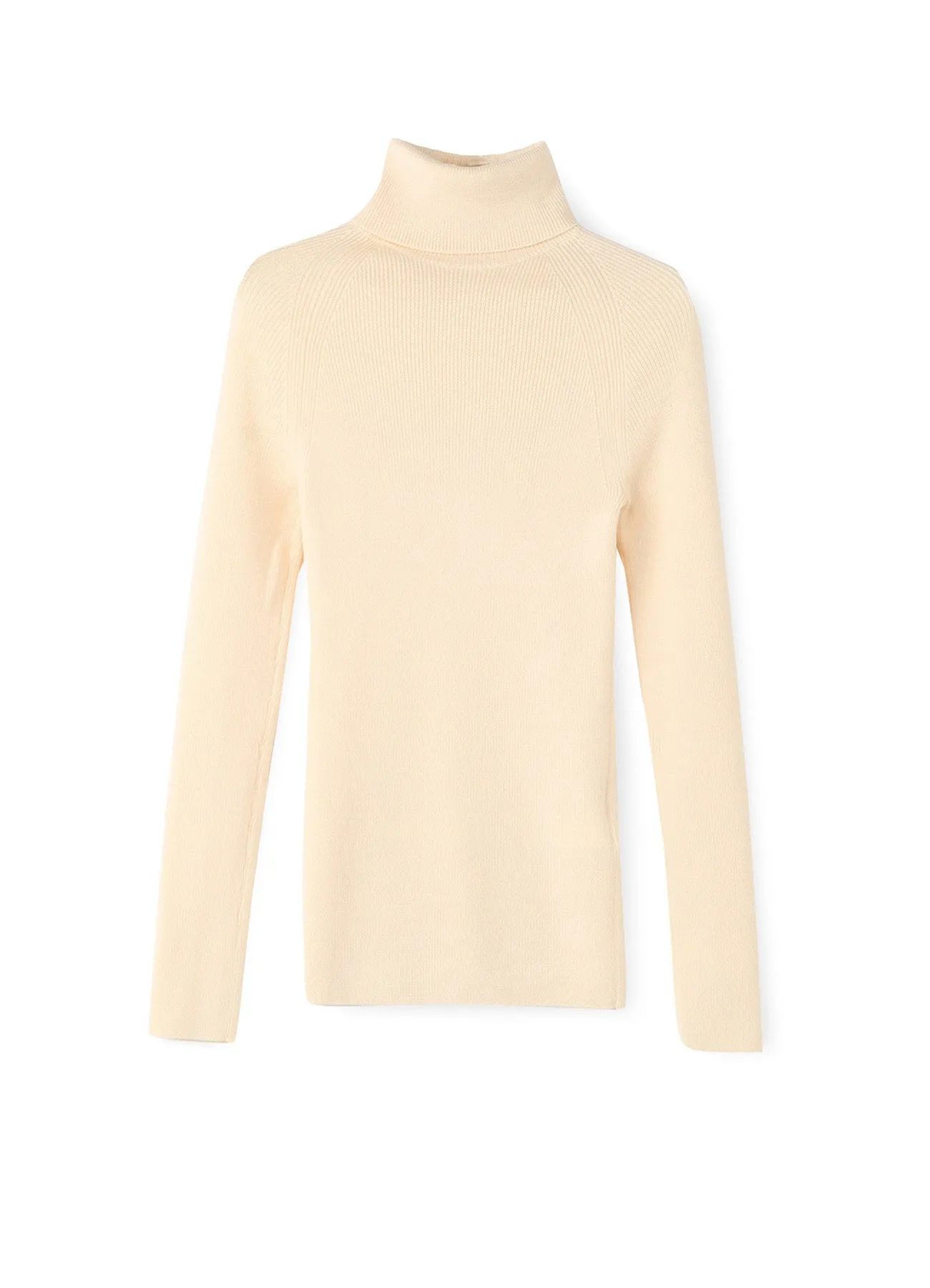 Ultra Soft Yarn Seamless Stitch Construction Standard W/Washable Plain Stitch Short Turtle Knitwear