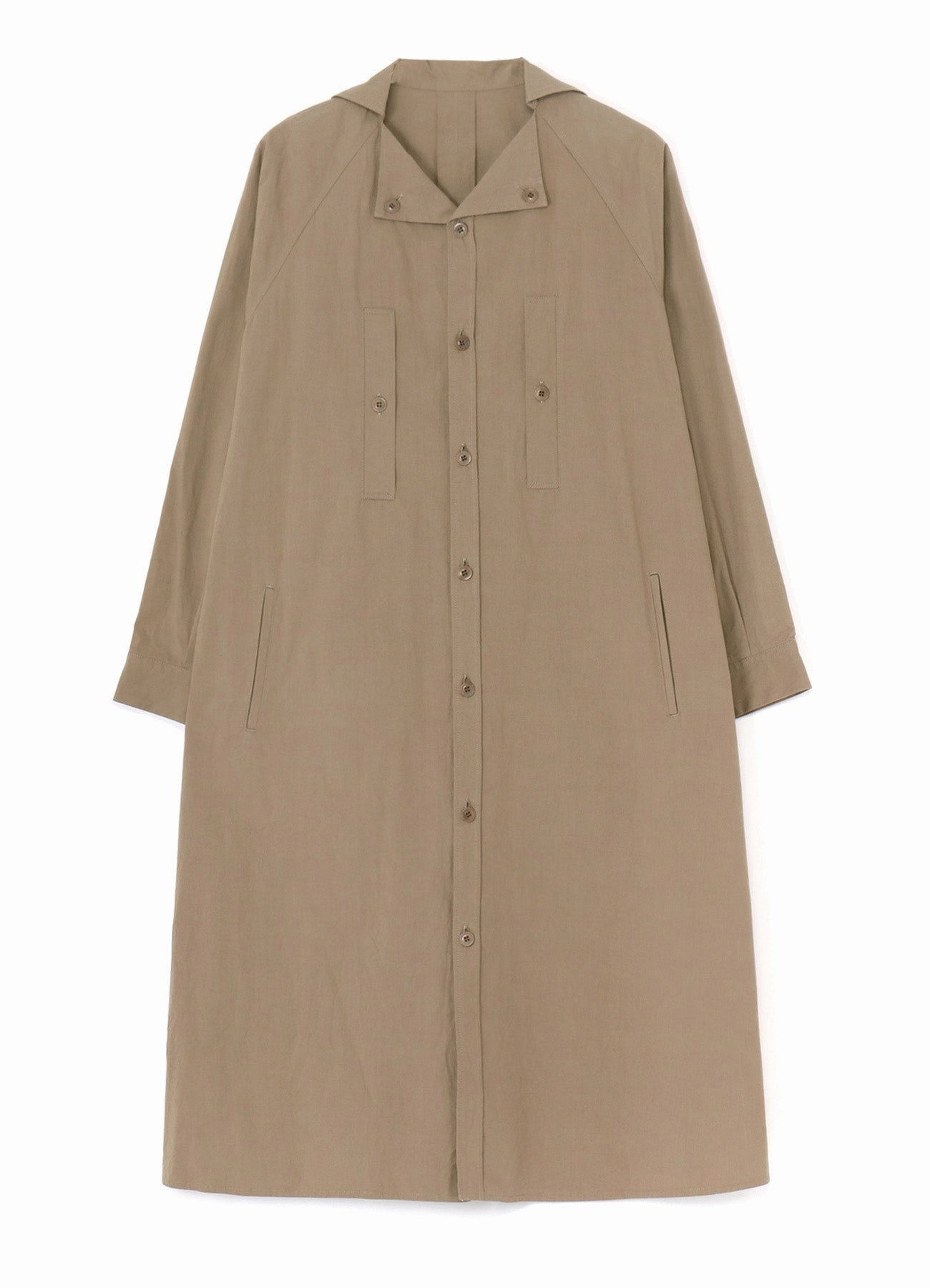 LIGHT TWILL COTTON LONG SLEEVE DRESS Versatile Wearable Light Layers