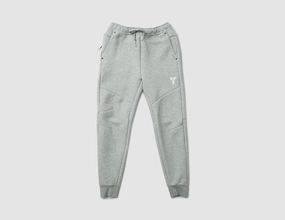 Nike Kobe Tech Fleece Joggers Dark Grey Heather / White Layered Panel Design